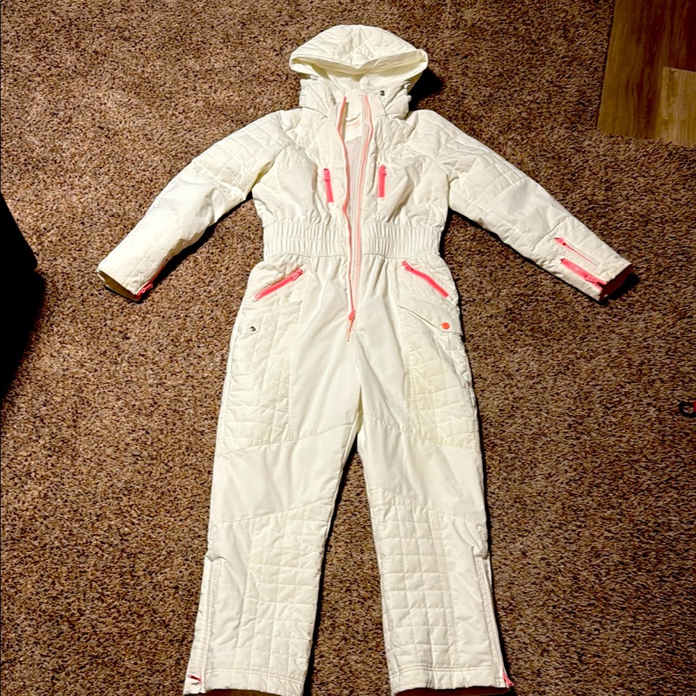 FP Movement Cream and Pink Ski Jacket